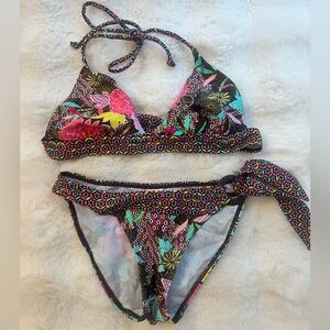 Like New Accessorize Floral Bikini Swimwear